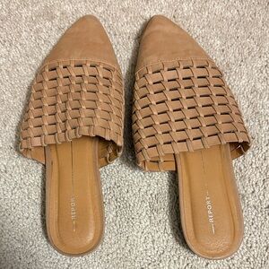 Report Women's Brown Woven Mules